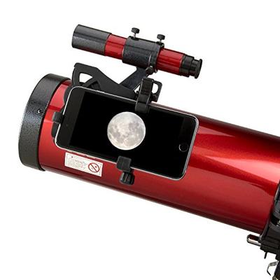 Carson Red Planet Series 45-100x114mm Newtonian Reflector Telescope with Universal Smartphone Digisc