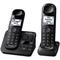 Panasonic KX-TGL432B Dect_6.0 2-Handset Landline Telephone, Black