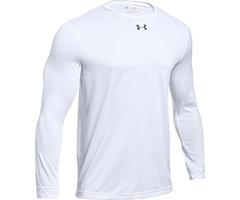 Under Armour Men's UA Locker 2.0 Long Sleeve Shirt (3X-Large, White-Graphite)