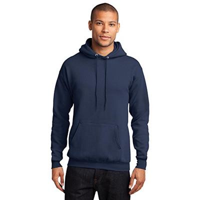 Port & Company Men's Classic Pullover Hooded Sweatshirt L Navy