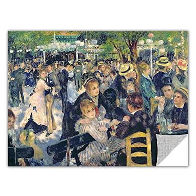 ArtWall "Ball at The Moulin De La Galette Removable Graphic Wall Art by Pierre Renoir, 14 by 18-Inch