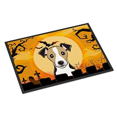 Caroline's Treasures BB1819JMAT Halloween Jack Russell Terrier Indoor or Outdoor Mat 24x36, 24H X 36