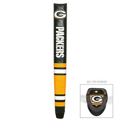 Team Golf NFL Green Bay Packers Golf Putter Grip with Removable Gel Top Ball Marker, Durable Wide Gr