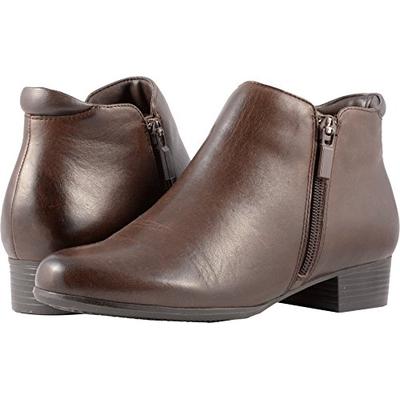 Trotters Women's Major Ankle Bootie, Dark Brown, 6.5 M US