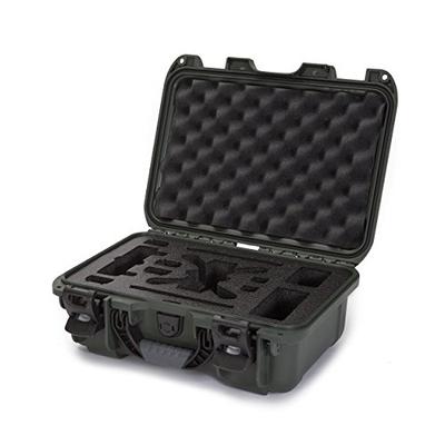 Nanuk 915 Waterproof Hard Drone Case with Custom Foam Insert for DJI Spark Flymore - Olive