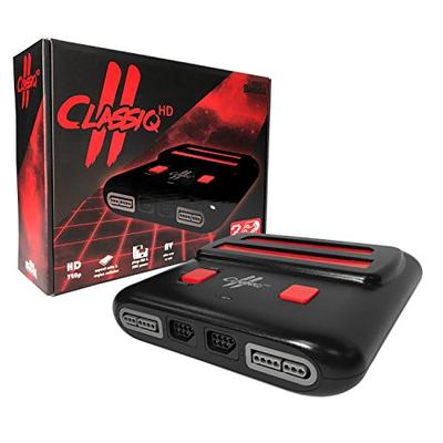 Old Skool Classiq 2 HD 720p Twin Video Game System, Black/Red Compatible with SNES/NES Nintendo and