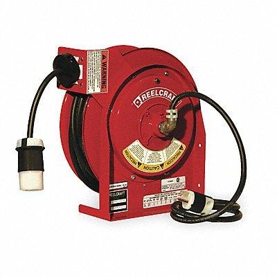 REELCRAFT Cord Reel 45 ft 12/3 SJTOW Red 120VAC