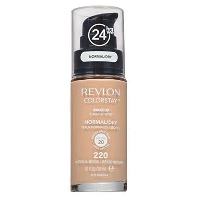 Revlon ColorStay for Normal/Dry Skin Makeup, Natural Beige [220] 1 oz (Pack of 2)