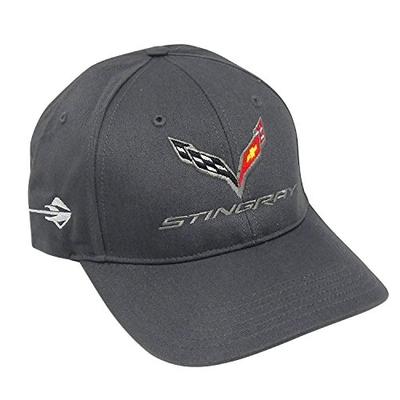 Corvette Stingray C7 Gray Baseball Cap Hat Adjustable