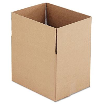 Brown Corrugated - Fixed-Depth Shipping Boxes, 16l x 12w x 12h, 25/Bundle