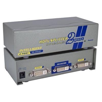 QVS MDVI-12H 2Port DVI, HDTV Digital Video Splitter & Distribution Amplifier with HDCP