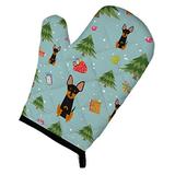 Caroline's Treasures BB4769OVMT Christmas English Toy Terrier Oven Mitt, Large, multicolor screenshot. Outdoor Cooking directory of Home & Garden.
