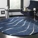 Blue/White 60 x 1.97 in Area Rug - Wade Logan® Ashal Abstract Blue/Cream Area Rug | 60 W x 1.97 D in | Wayfair 6487DC8032EC42B6A1E28213870B355F