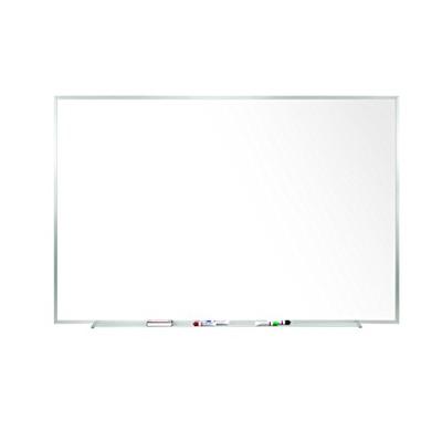 Ghent 2 x 3 Porcelain Magnetic Whiteboard, Aluminum Frame, 1 Marker, 1 Eraser, Made in the USA (M1-2