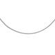 CARISSIMA Gold Women's 9ct White Gold 30 PG Diamond Cut Curb Chain of 61cm