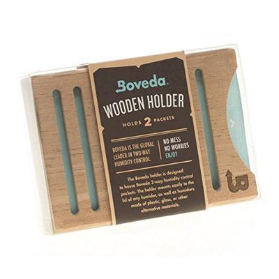 Boveda Official Wood 2-Pack Holder: Holds 2 Stacked