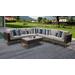 Amalfi 8 Piece Outdoor Wicker Patio Furniture Set 08a in Beige - TK Classics Amalfi-08A-Gld