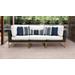 Amalfi 3 Piece Outdoor Wicker Patio Furniture Set 03c in Sail White - TK Classics Amalfi-03C-Gld-White