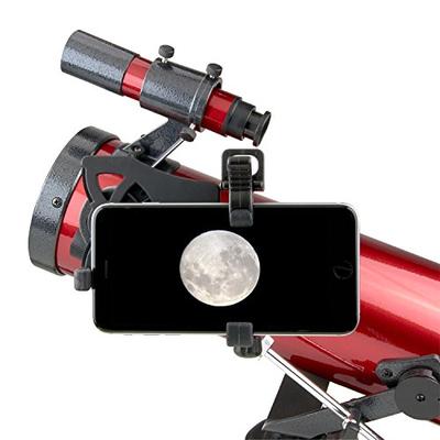 Carson Red Planet Series 35-78x76mm Newtonian Reflector Telescope with Universal Smartphone Digiscop