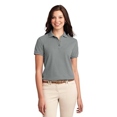 Port Authority Women's Silk Touch Polo 4XL Cool Grey