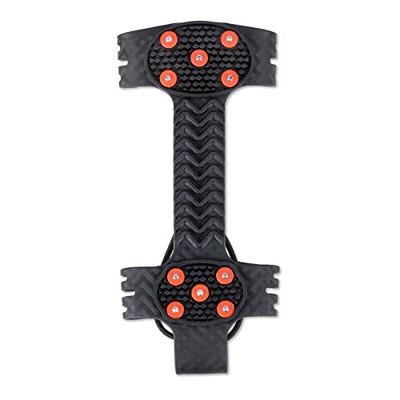 Ergodyne TREX 6310 Adjustable Traction Cleat Grips Ice and Snow, One-Piece Easily Attaches Over Shoe