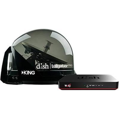 KING DTP4950 DISH Tailgater Pro Bundle - Premium Portable/Roof Mountable Satellite TV Antenna and DI