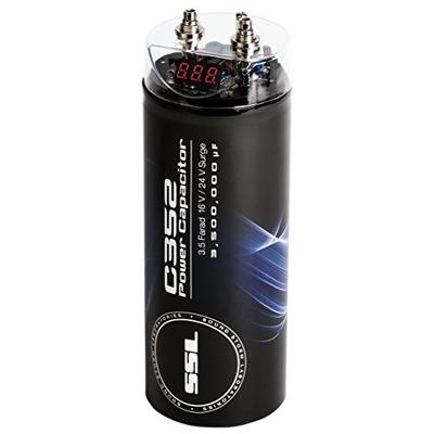 Sound Storm C352 3.5 Farad Car Capacitor for Energy Storage to Enhance Bass Demand from Audio System