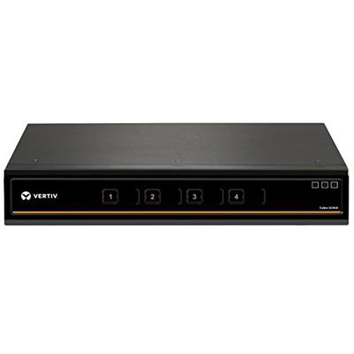 Vertiv Cybex Secure 4K UHD KVM 4-Port DVI-I DH NIAP EAL4+ TAA (SC940-001)