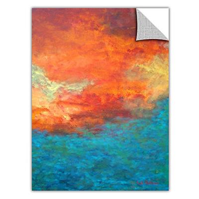 ArtWall Herb Dickinson 'Lake Reflections II' Removable Graphic Wall Art, 36 by 48-Inch