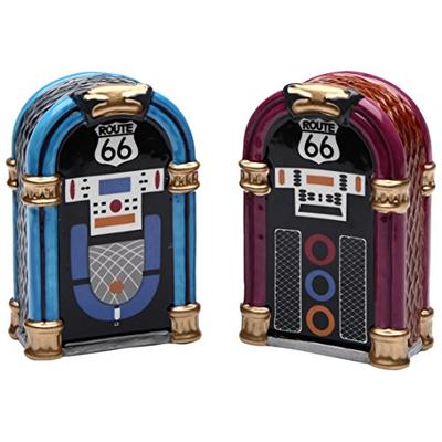 StealStreet SS-CG-61826, 2.88 Inch Blue and Purple Jukebox Set Salt and Pepper Shakers