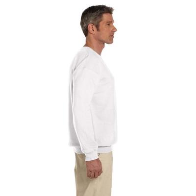 Hanes 9.7 oz. Ultimate CottonxFFFD; 90/10 Fleece Crew - WHITE - M