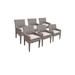 6 Florence Dining Chairs w/ Arms in Beige - TK Classics Florence-Tkc297B-Dc-3X-C-Beige