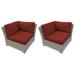 Coast Corner Sofa 2 Per Box in Terracotta - TK Classics Tkc038B-Cs-Db-Terracotta