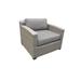 Florence 6 Piece Outdoor Wicker Patio Furniture Set 06q in Grey - TK Classics Florence-06Q-Grey