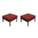 Lexington Ottoman 2 Per Box in Terracotta - TK Classics Tkc067B-O-Db-Terracotta