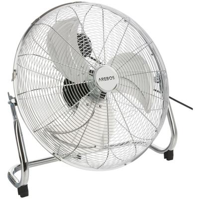 Arebos - Bodenventilator Ø45 cm Windmaschine Retro Stil Ventilator 3 Geschwindigkeitsstufen hoher Image