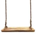 Aoneky Garden Tree Swing Seat – 23" x 7" Large Waterproof Wooden Porch Rustic Swing set with Rope Outdoor & Indoor Playing (Round Paulownia)
