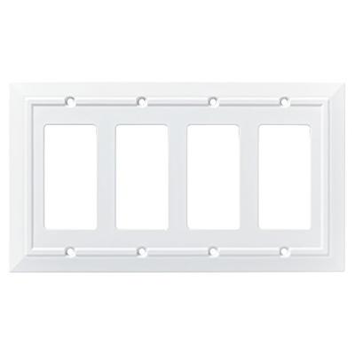 Franklin Brass W35252-PW-C Classic Architecture Single Switch Wall Plate/Switch Plate/Cover, White