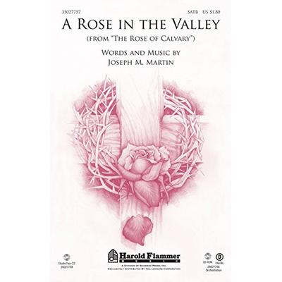 Shawnee Press A Rose in the Valley (from The Rose of Calvary) Studiotrax CD Composed by Joseph M. Ma