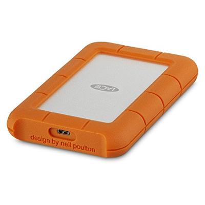 LaCie Rugged 2TB USB-C and USB 3.0 Portable Hard Drive + 1mo Adobe CC All Apps (STFR2000800)