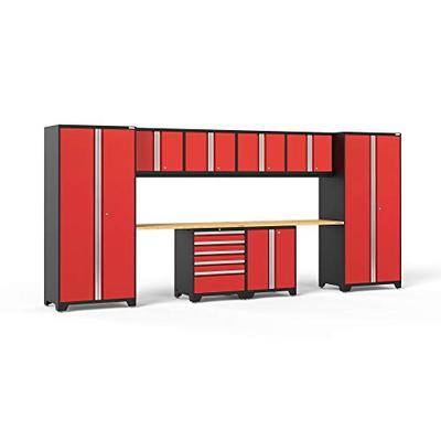 NewAge Products Pro 3.0 Red 10 Piece Set, Garage Cabinets, 52250