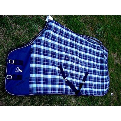 CHALLENGER 70" Horse Cotton Sheet Blanket Rug Summer Spring Turquoise 5333