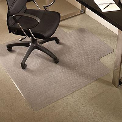 ES Robbins Everlife Carpet ChairMat Medium Pile 46"x60" Lip Clear
