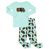 Leveret Boys UPS Truck 2 Piece Pajama Set 100% Cotton Aqua 3 Toddler screenshot. Sleepwear directory of Clothes.