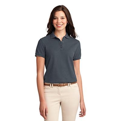 Port Authority Women's Silk Touch Polo 3XL Steel Grey