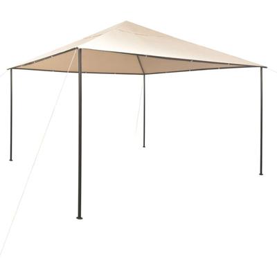 Vidaxl - Pavilion Partyzelt Überdachung 4x4 m Stahl Beige 28413