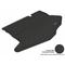 3D MAXpider Cargo Custom Fit All-Weather Floor Mat for Select Ford Fiesta Models - Kagu Rubber (Blac