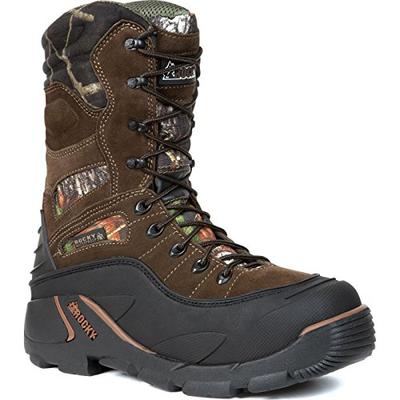 Rocky Men's Blizzard Stalker Pro Hunting Boot,Brown/Mossy Oak,11 M US