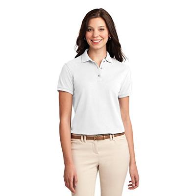 Port Authority Women's Silk Touch Polo 6XL White