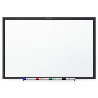 Quartet Standard Whiteboard, 3 x 2 Feet, Black Aluminum Frame (S533B)